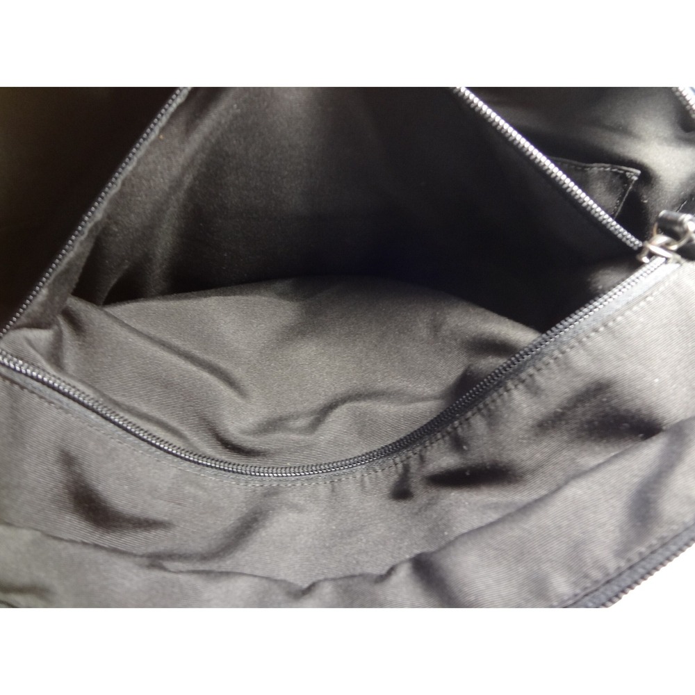 Coach Thompson‎ Mixed Media Puffer Weekender Tote Black Olive Green Nylon Suede - Picture 4 of 6